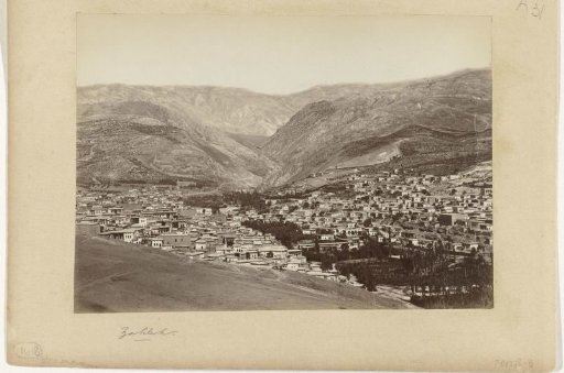 View of Zahleh in Lebanon