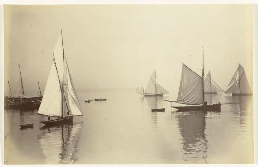 Sailing Ships on the Clyde in Scotland