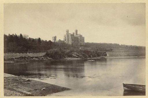Lews Castle near Stornoway on Lewis in Scotland