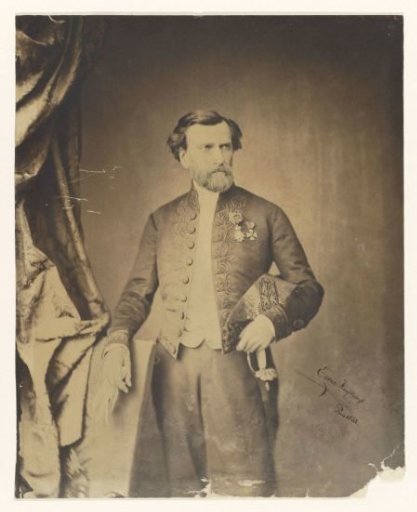 Portrait of an unknown man in uniform