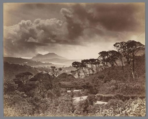 View of Nuwara Eliya from the Ramboda pass, Sri Lanka