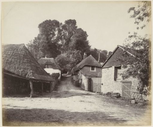 Village street in Great Britain