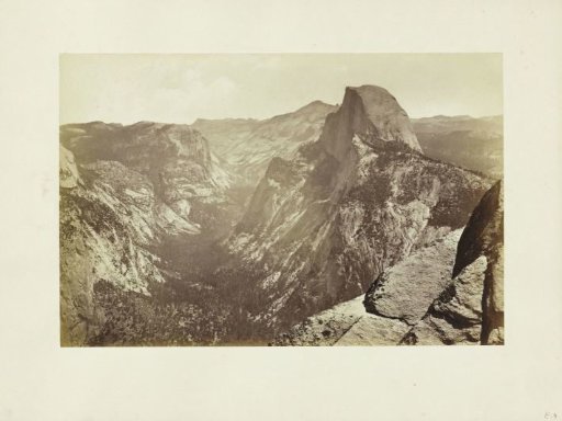 View of Yosemite Valley in California