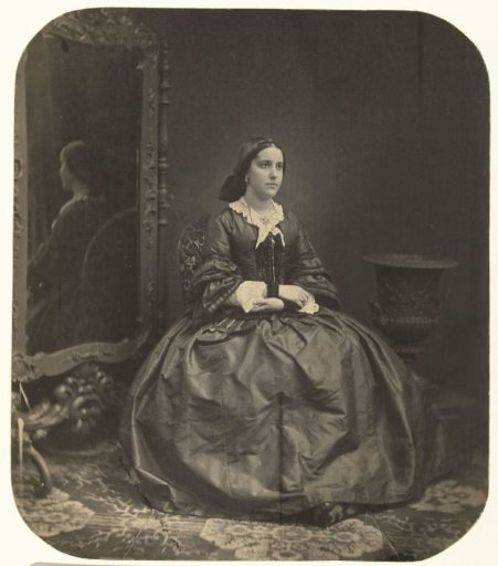 Portrait of an Unknown Woman Before a Mirror