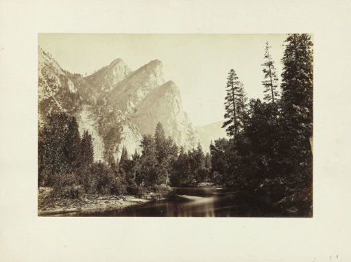 View of Yosemite Valley in California
