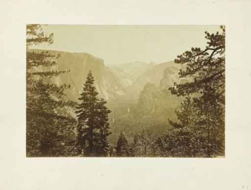 View of Yosemite Valley in California