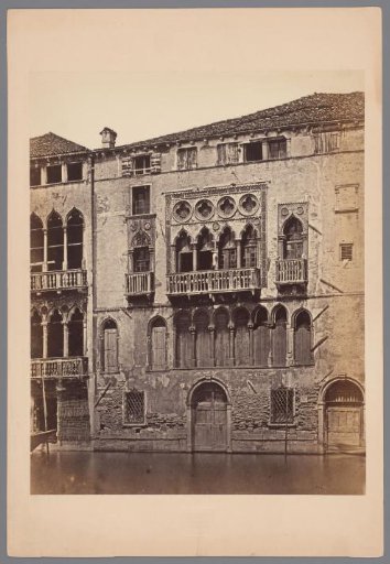 Façade of the Ca' Sagredo in Venice, Italy