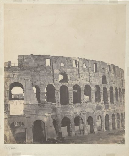 View of the Colosseum in Rome