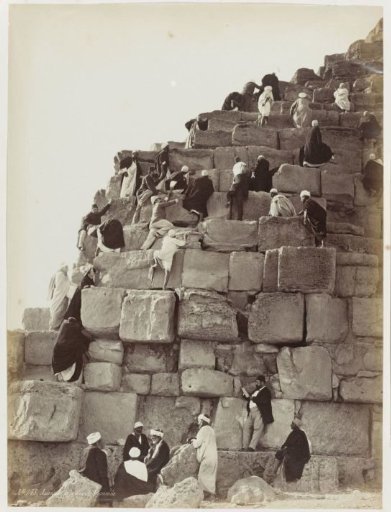Ascent of the Pyramid of Cheops