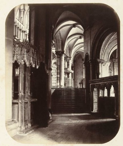 View of the choir of Canterbury Cathedral
