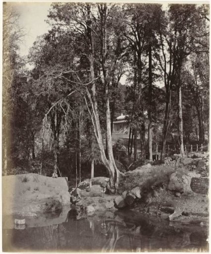 Two men by the water near Murree, Punjab, Pakistan