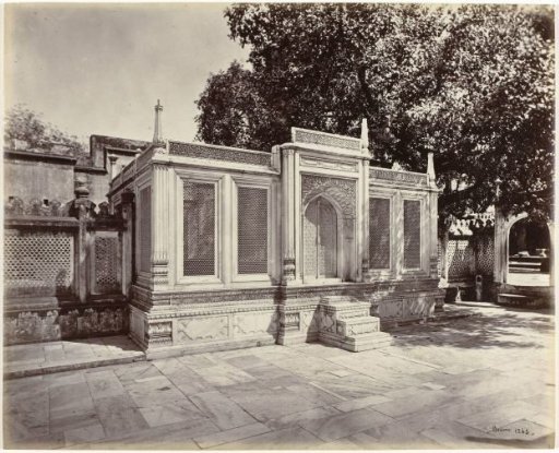 Tomb of Mirza Jahangir in the Hazrat Nizamuddin Dargah at Delhi, India