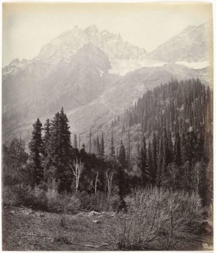 View of the glacier near Sonamarg, Jammu & Kashmir, India