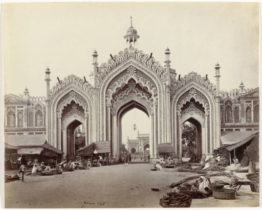 Husainabad gate in Lucknow, Uttar Pradesh, India