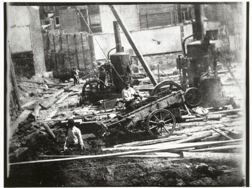 Excavation for the Municipal Bath and Swimming Facility on the Heiligeweg in Amsterdam