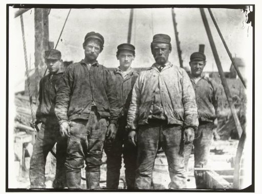Group Portrait of Workers at the Van Diemenstraat in Amsterdam