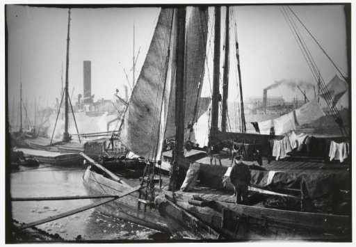 Sailing Ships in the Houthaven in Amsterdam