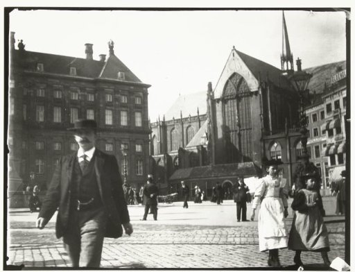 View of the Dam in Amsterdam