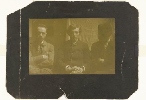 Portrait of Alphons Diepenbrock, Willem Kloos, and Hein Boeken