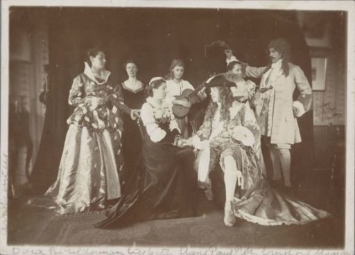 Dora, Be Zelderman, Liesbeth, the Arntzenius Triplets and Ernst v/d Minne