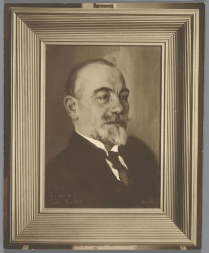 Reproduction after a painting by Willem Witsen of a portrait of Professor Sortini