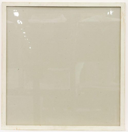 White-painted wooden frame