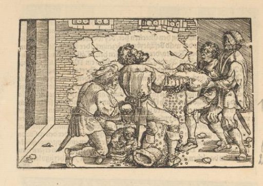 Man being robbed of his money