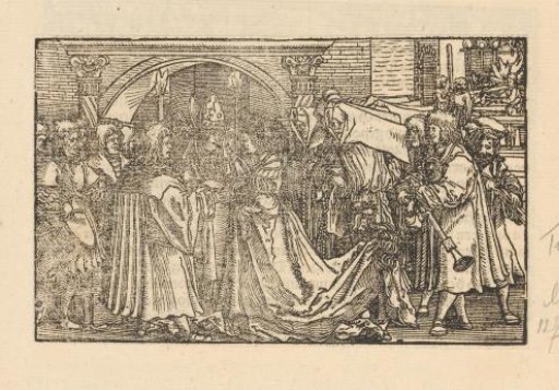 Wedding ceremony at a bridal portal