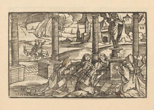 Women adoring an idol