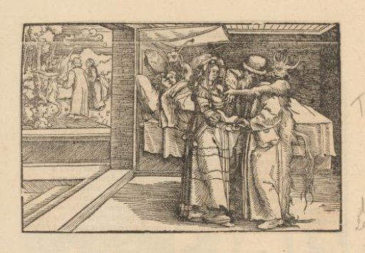 Devil couples an old man with a courtesan