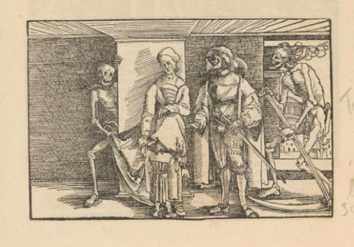 Father, Mother and Child Enclosed by Death