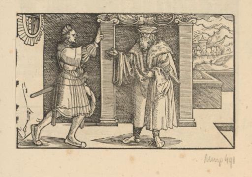 Two Men in Conversation