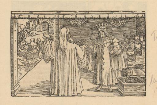 King in Conversation with a Sage in a Treasury