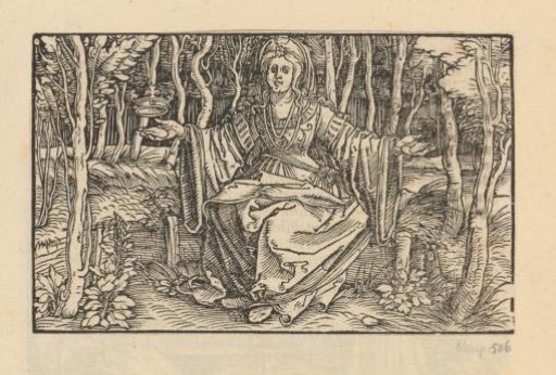 Woman Weighing Good Against Evil