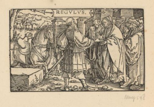 Regulus Takes Farewell Before Departing for the Enemy Camp