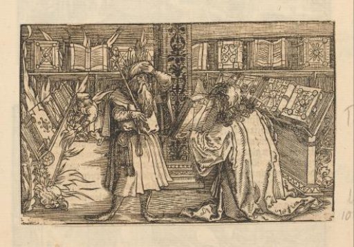 Ruler Overwhelmed by a Book Shown to Him