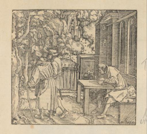 Three men at a house