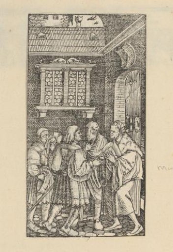 Four Men at a House