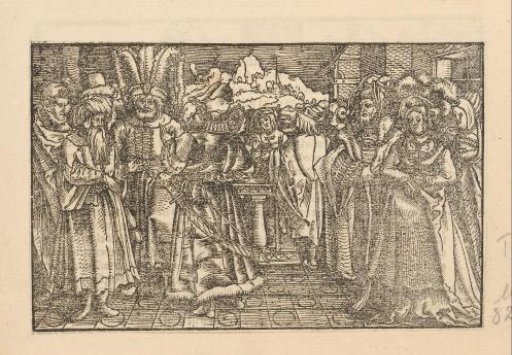 Dressed company on a balcony