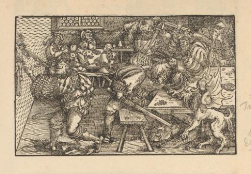 Gambling and fighting men