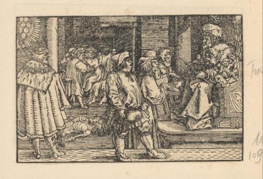 Ruler with His Councilors and a Court Case