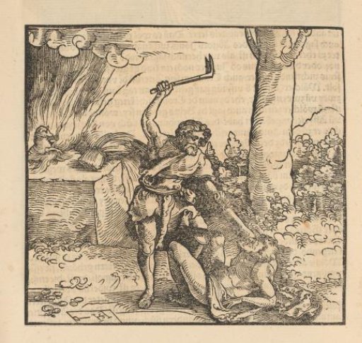 Cain slays Abel