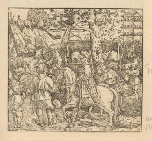 Horseman at a Poultry Farm