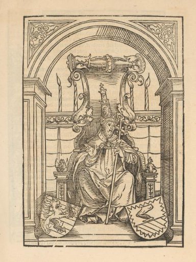 Pope on a Throne