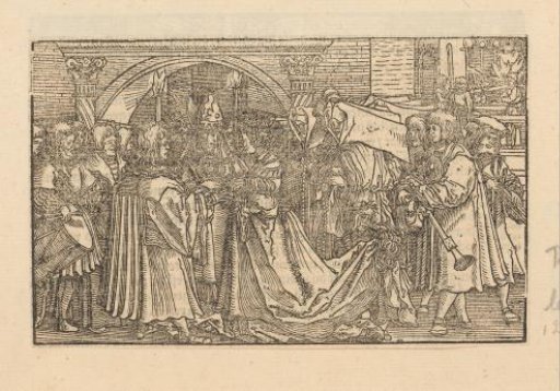 Marriage ceremony at a bridal portal