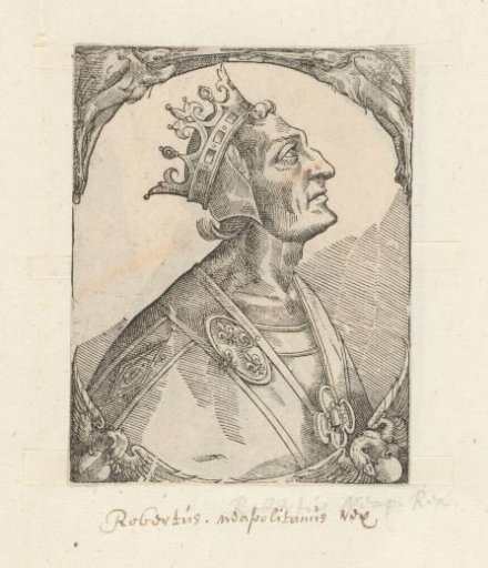 Portrait of Robert, King of Naples