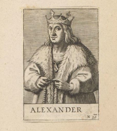 Portrait of Alexander, King of Poland