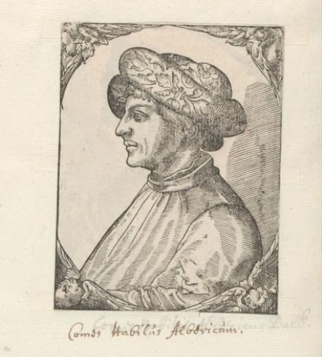 Portrait of Alberico da Barbiano