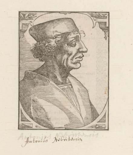 Portrait of Antonio de Nebrija