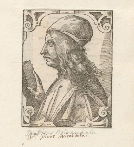 Portrait of Giovanni Pico della Mirandola